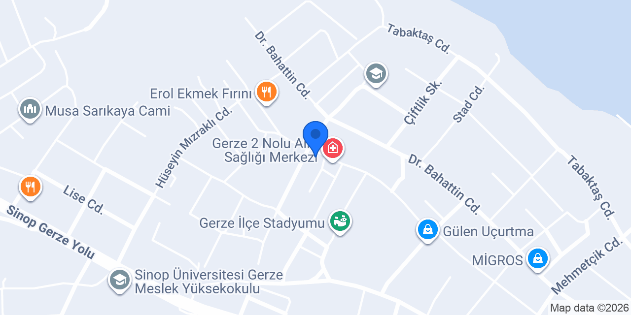 Yeni Hayat Eczanesi konumu