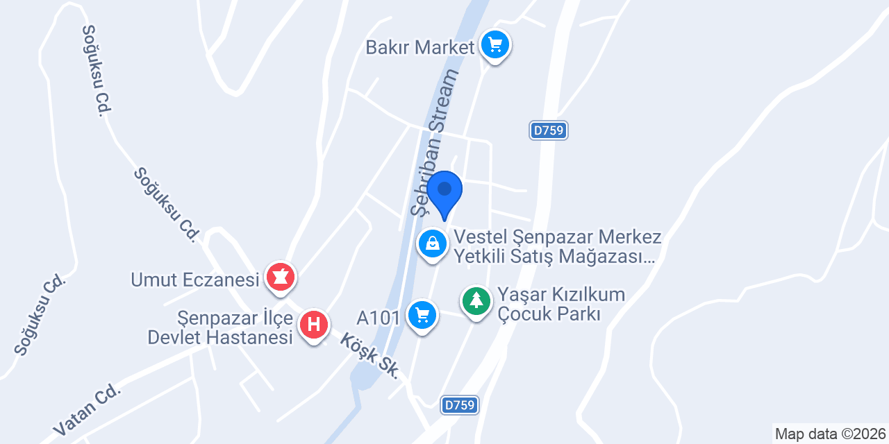 Marshall - Anıl Ticaret konumu