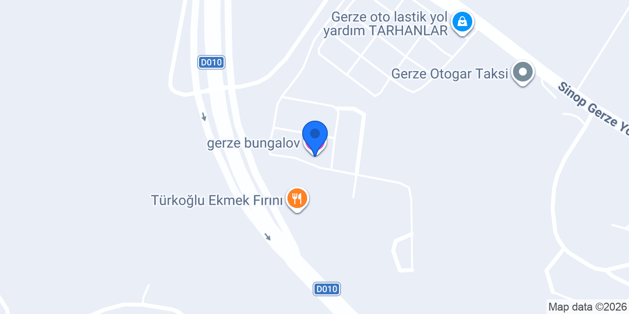 gerze bungalov konumu