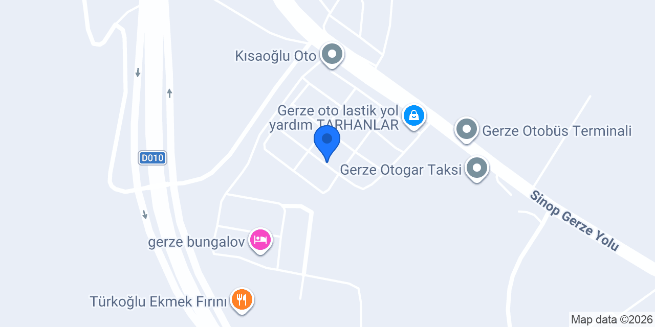 MTG OTOMOTİV GERZE konumu