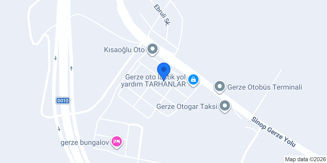 INCELER OTOMOTIV konumu