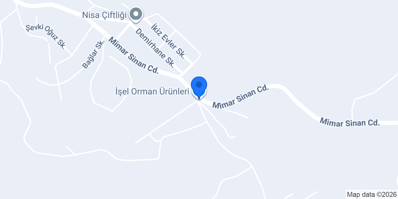 İşel Orman Ürünleri konumu