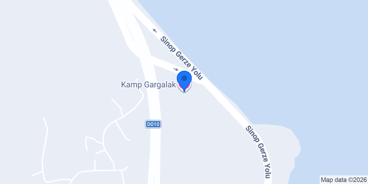 Kamp Gargalak konumu