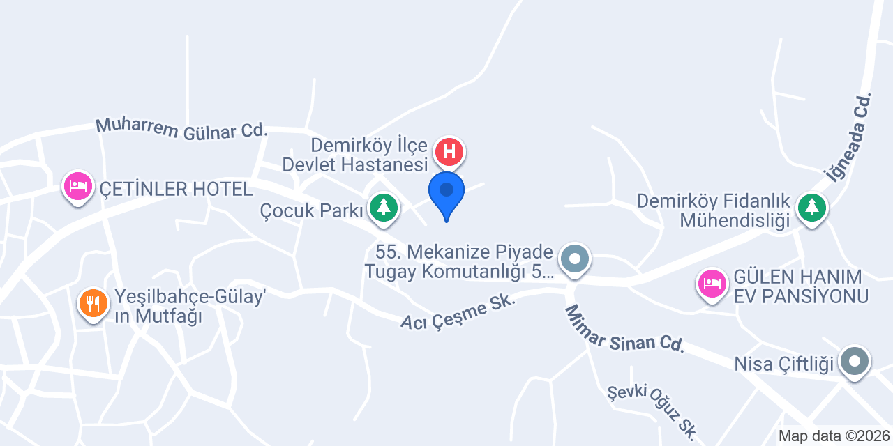 Tarım İlçe Müdürlüğü konumu