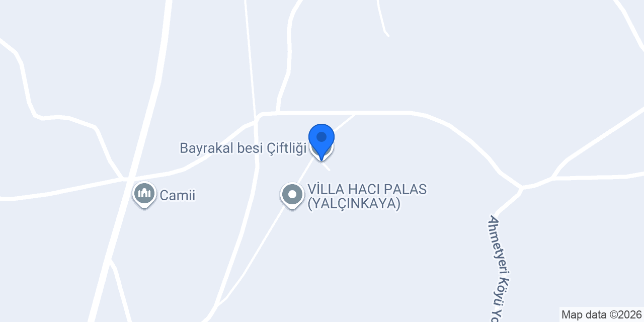 Bayrakal besi Çiftliği konumu