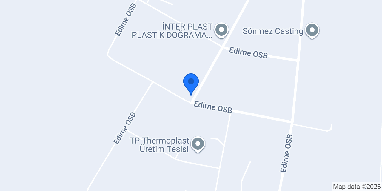TÜRKELİ KAĞIT AŞ EDİRNE FABRİKASI konumu