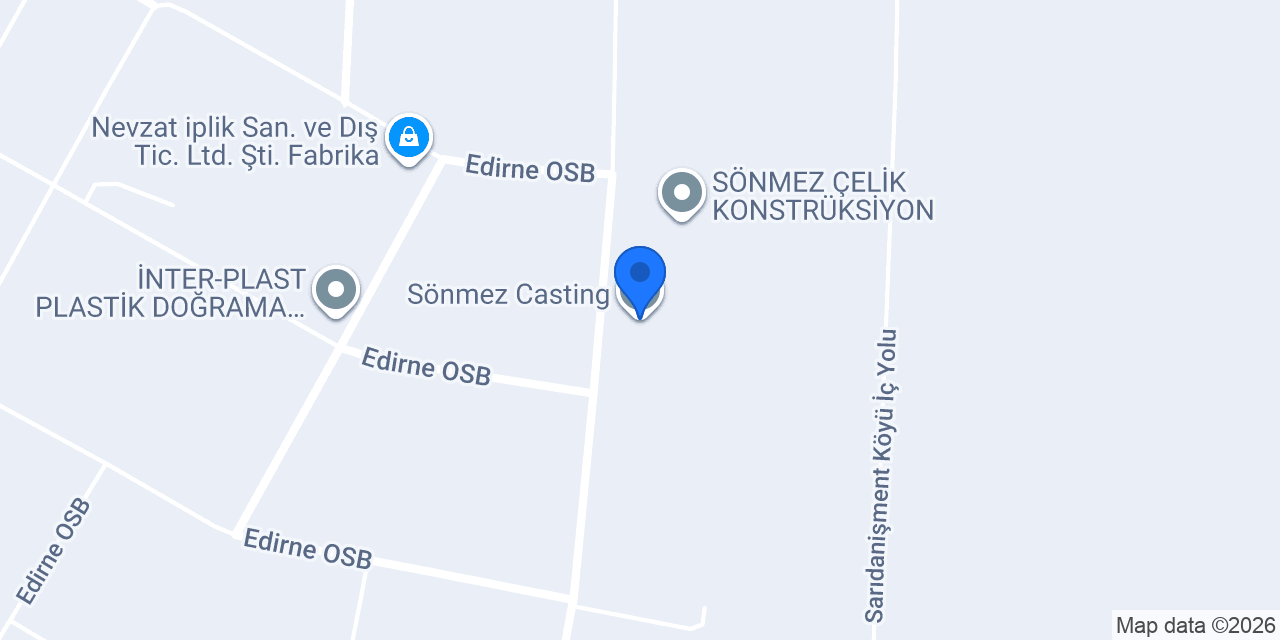 Sönmez Casting konumu