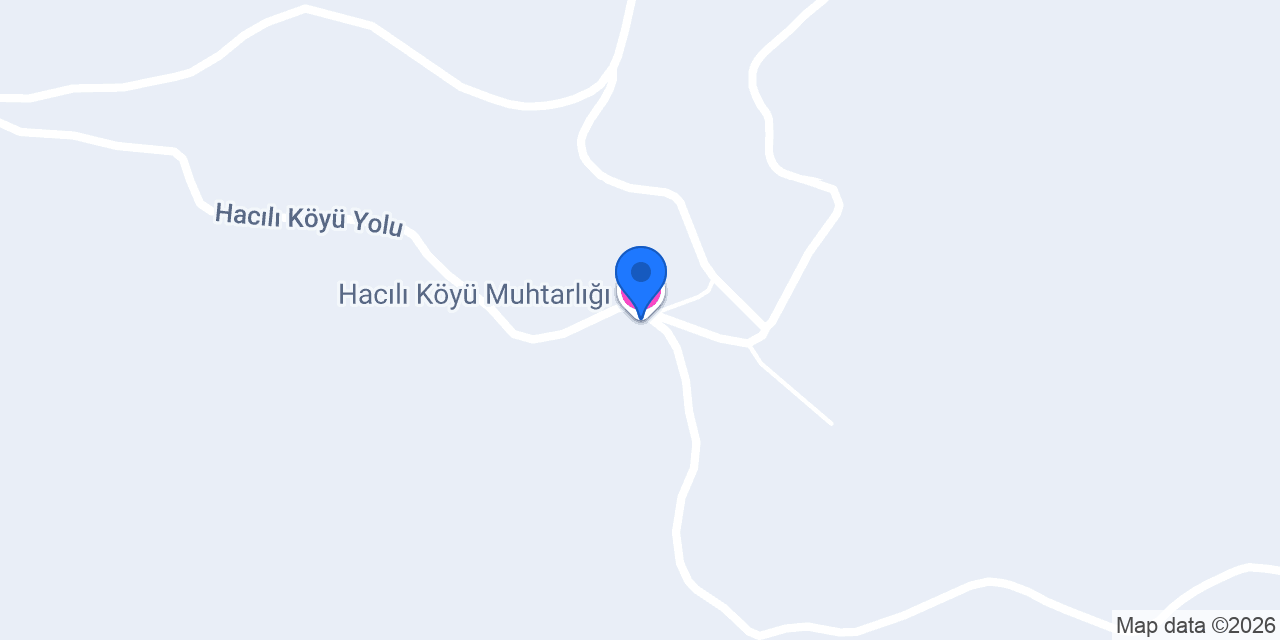 Hacılı Köyü Muhtarlığı konumu