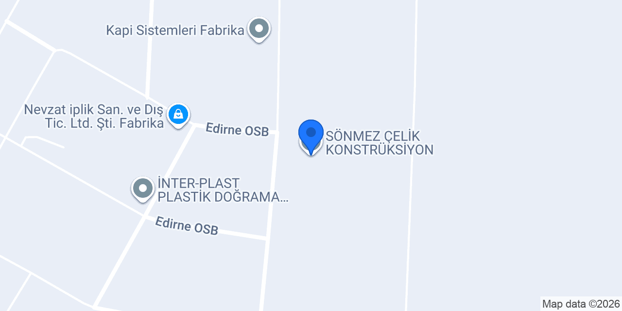 SÖNMEZ ÇELİK KONSTRÜKSİYON konumu