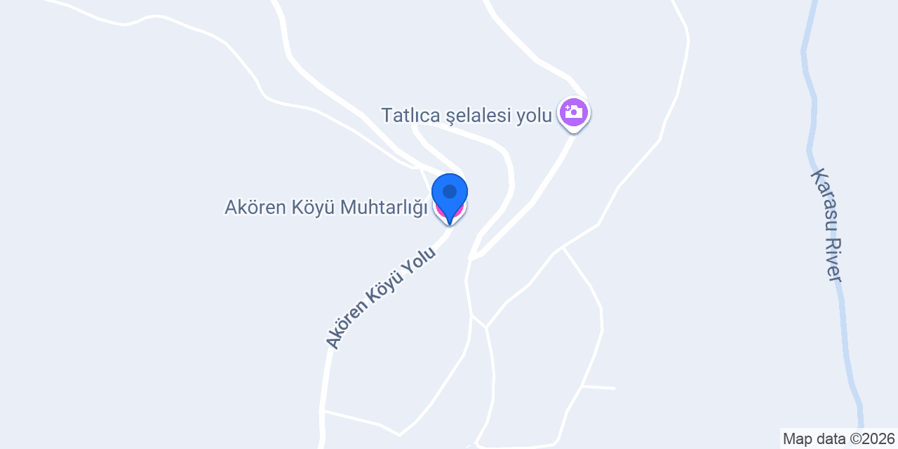 Akören Köyü Muhtarlığı konumu