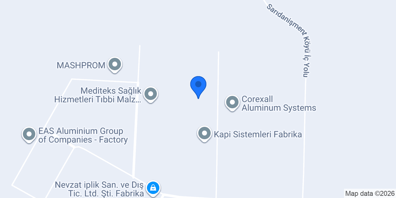 Nalbantoğlu Metal Edirne Fabrikası konumu