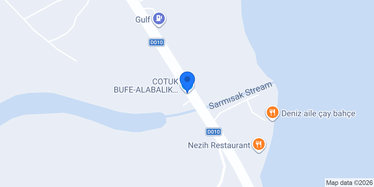 COTUK BUFE-ALABALIK-ALCI DEKORASYON konumu