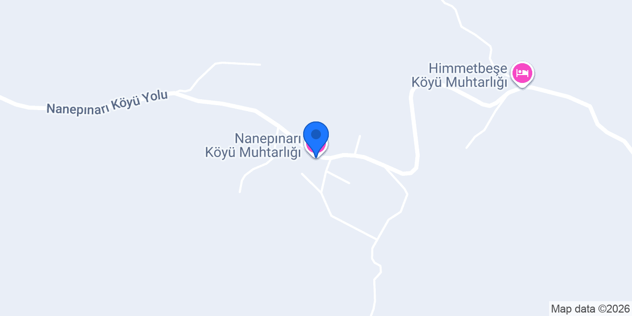 Nanepınarı Köyü Muhtarlığı konumu
