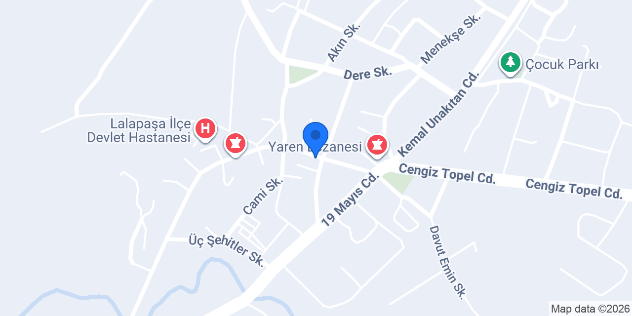 Lalapaşa Noterliği konumu