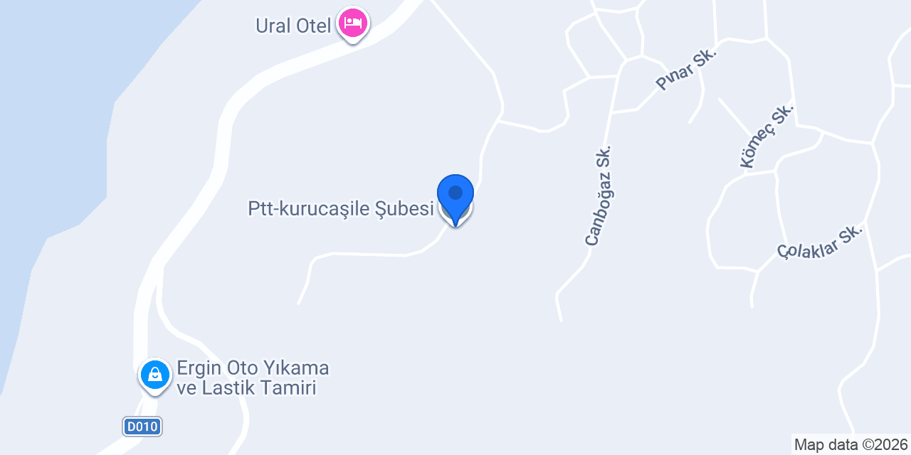 Ptt-kurucaşile Şubesi konumu