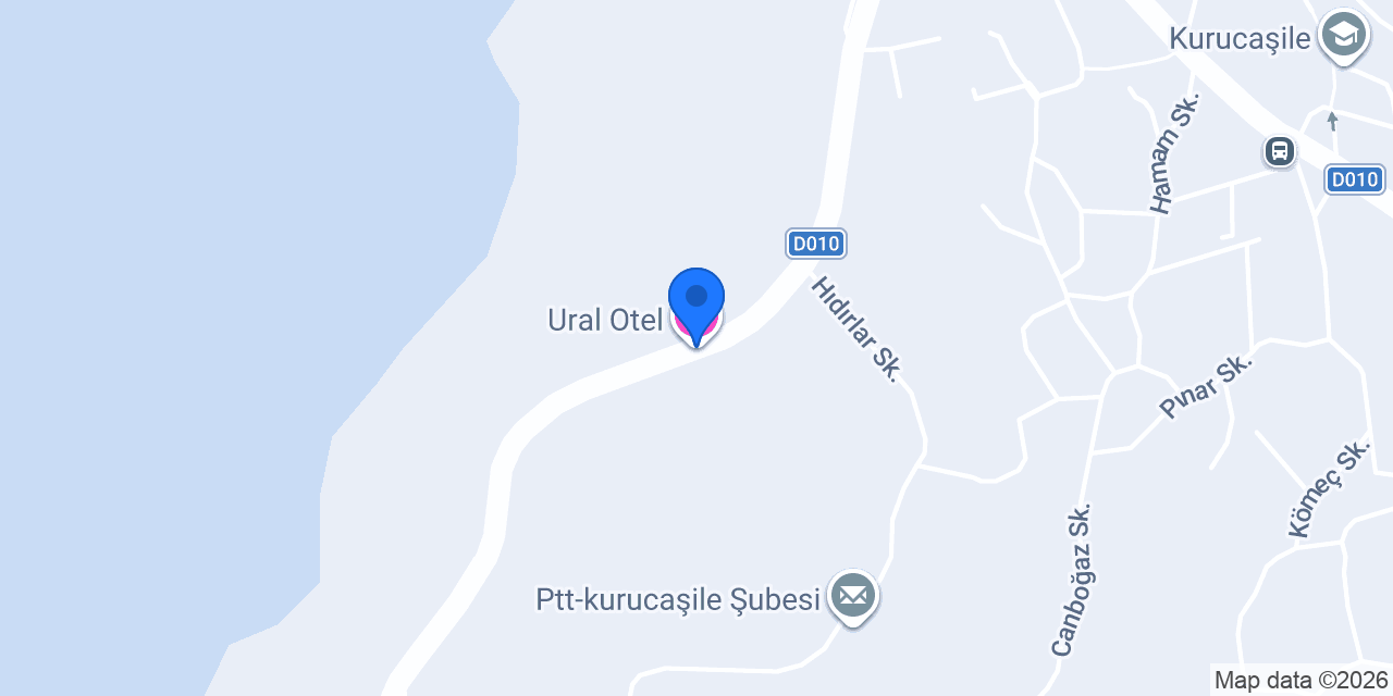 Ural Otel konumu