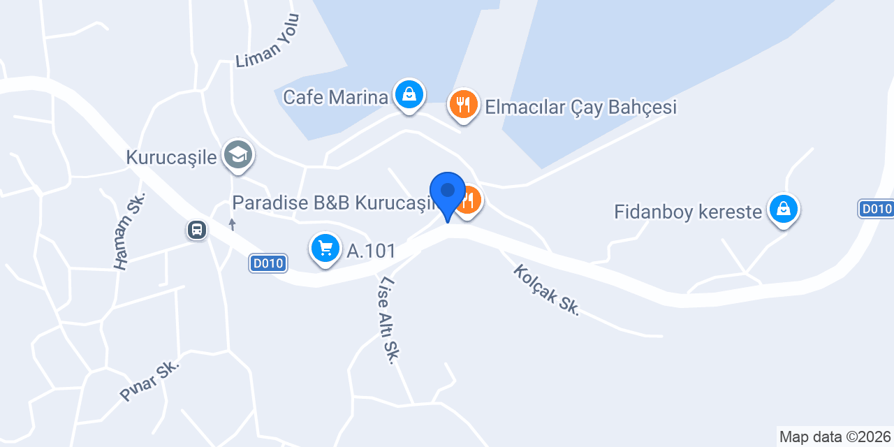 Cafe' M konumu