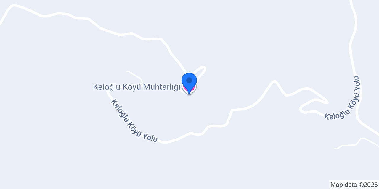 Keloğlu Köyü Muhtarlığı konumu