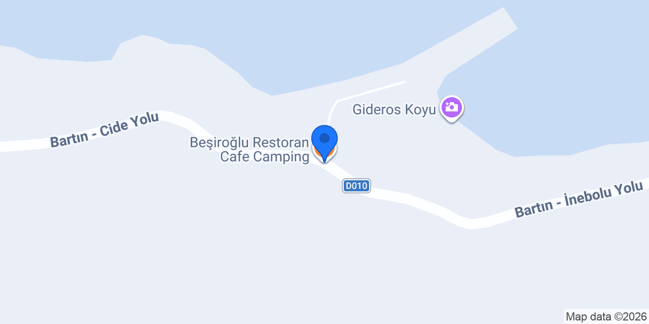 Beşiroğlu Restoran Cafe Camping konumu