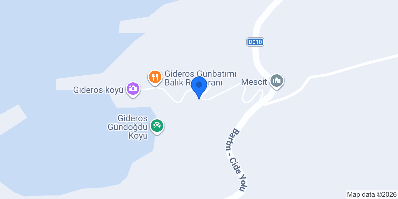 Günbatımı Balık Evi konumu