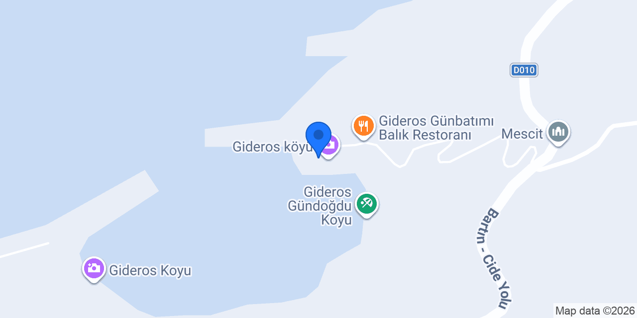 GİDEROS GÜNDOĞDU PANSİYON konumu