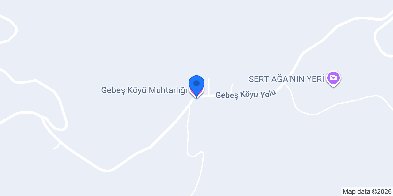 Gebeş Köyü Muhtarlığı konumu