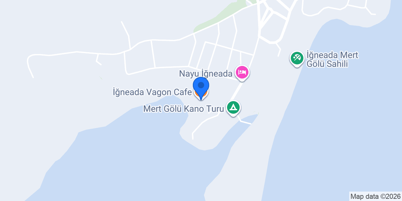 İğneada Vagon Cafe konumu