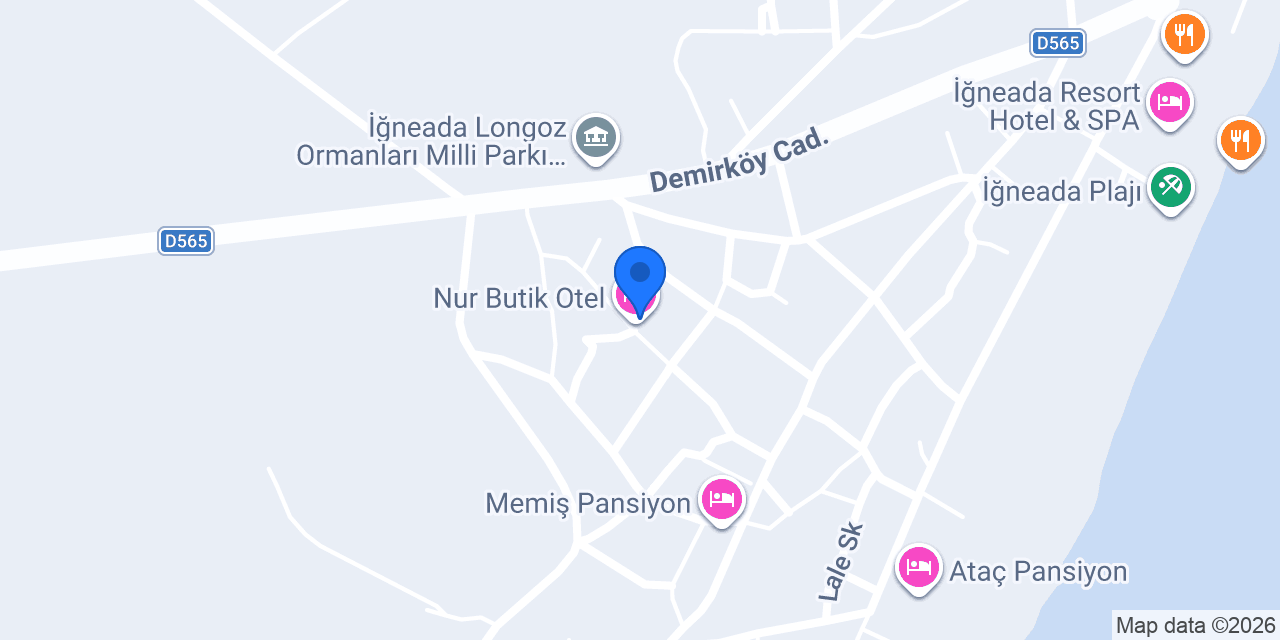 Nur Butik Otel konumu