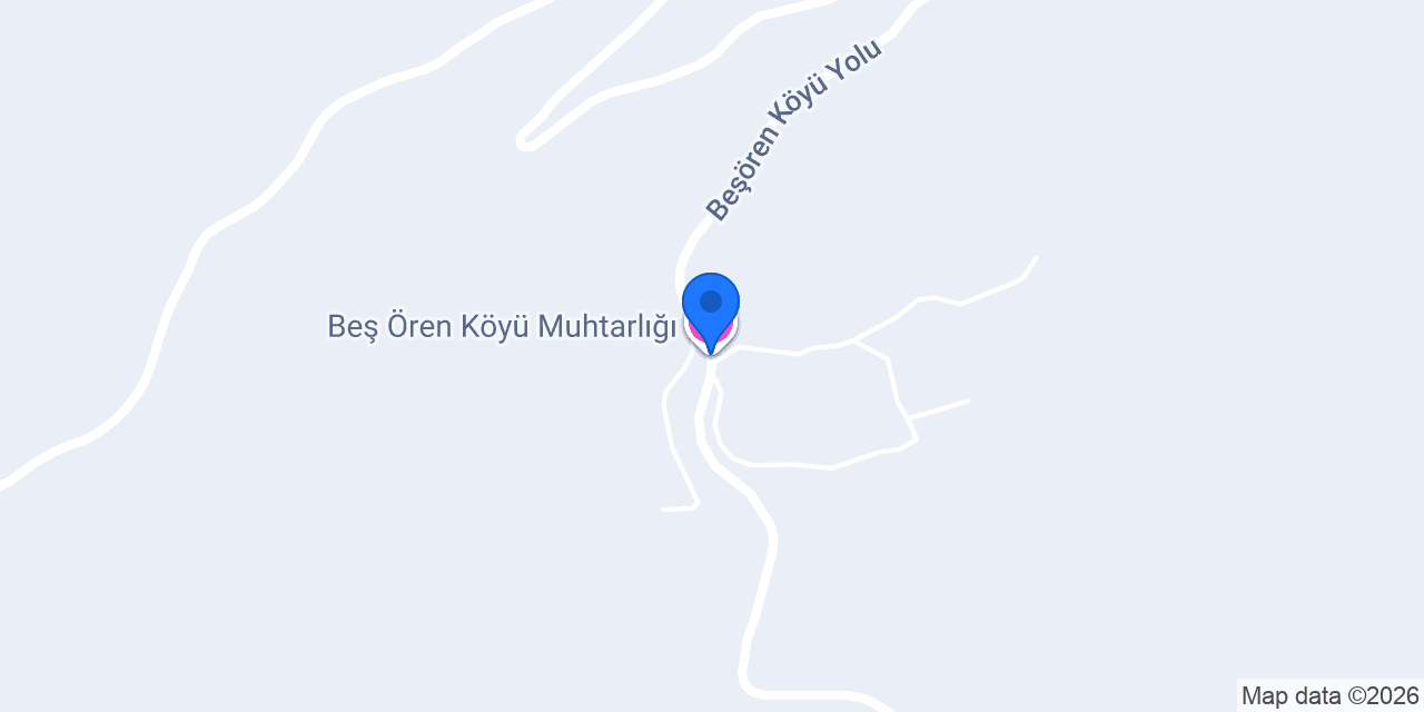 Beş Ören Köyü Muhtarlığı konumu
