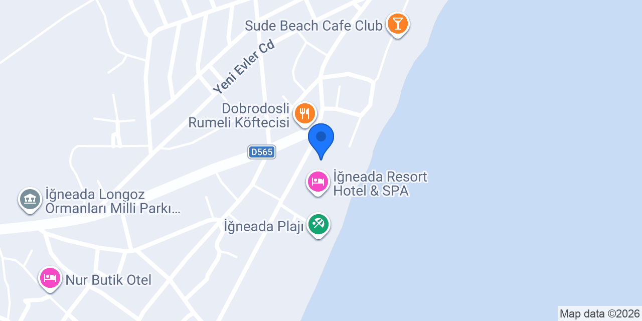 Adaçayı Kafe İğneada konumu