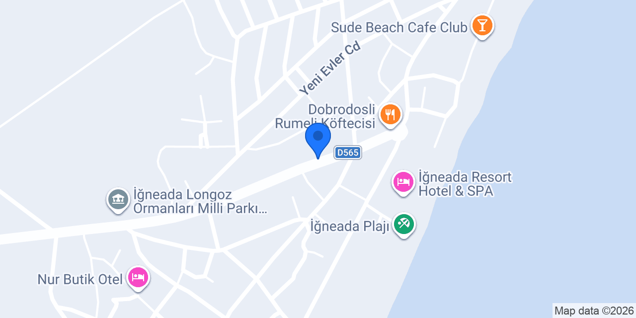 Mest Cafe & Restaurant İğneada konumu