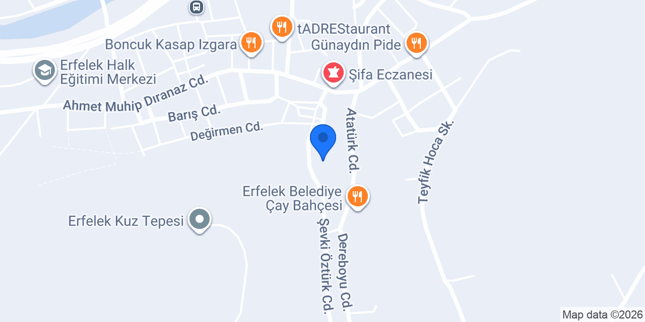 Erfelek Müftülüğü konumu