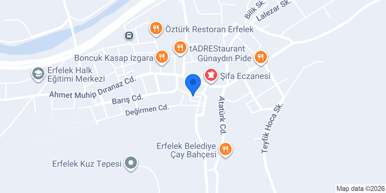 Özlem'in Mantı Evi konumu