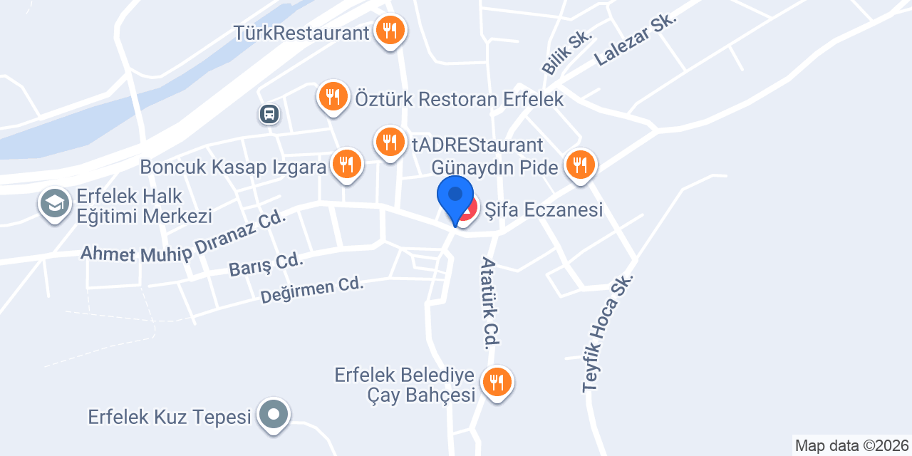 Sayın Optik konumu