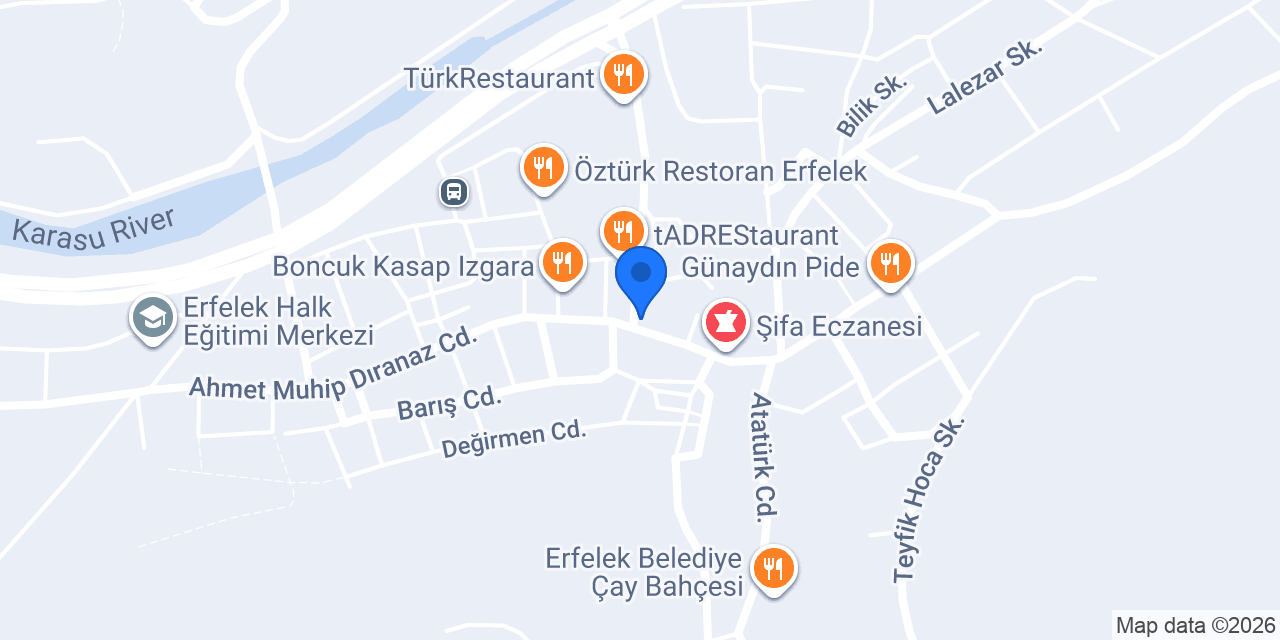 Erfelek Eczanesi konumu