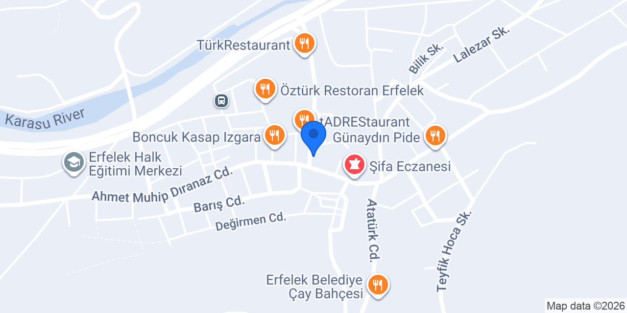 Maraş dondurma konumu