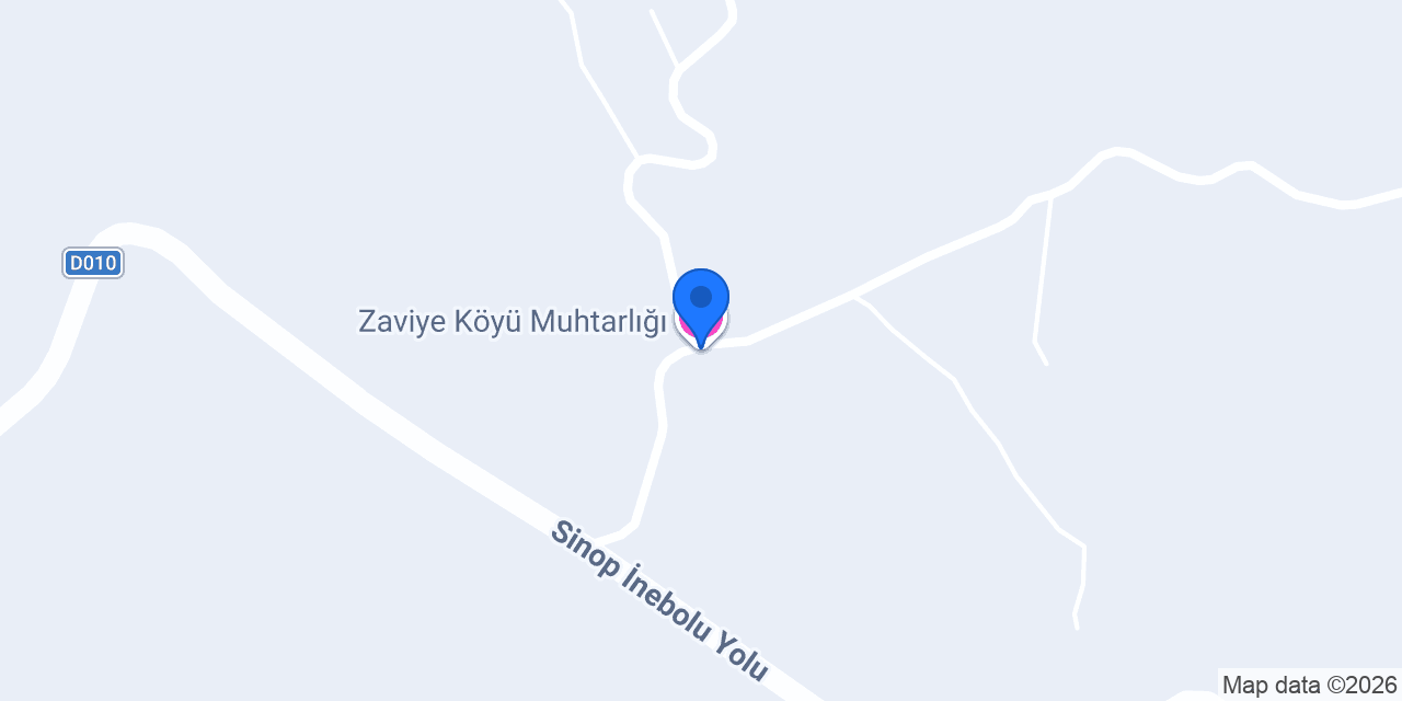 Zaviye Köyü Muhtarlığı konumu