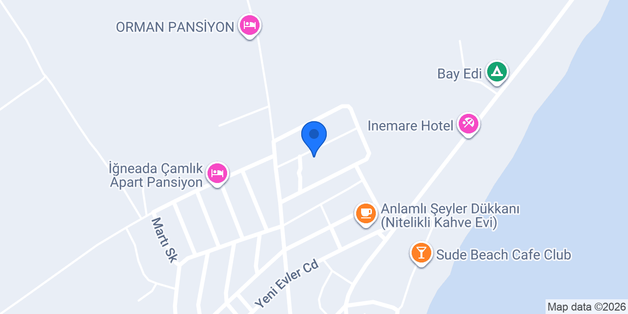 ECE PANSİYON konumu