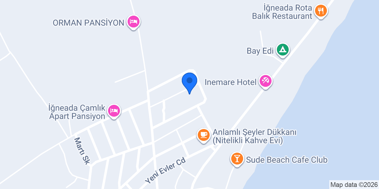 NECLA BUSE EV PANSİYONU konumu