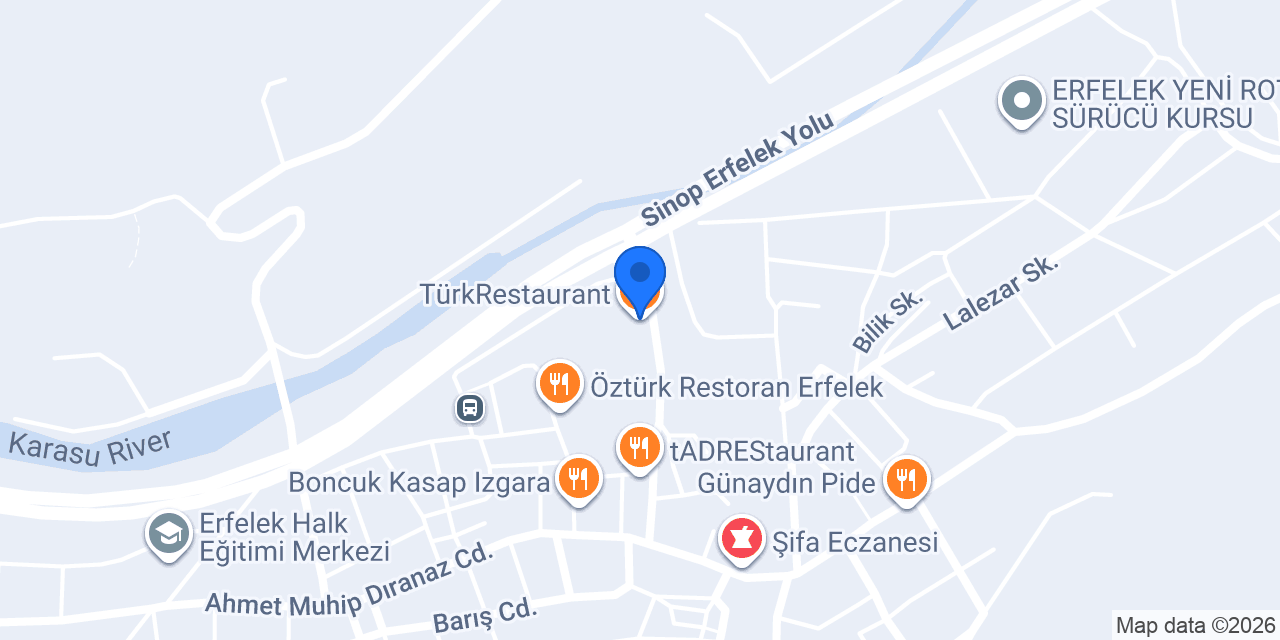 TürkRestaurant konumu