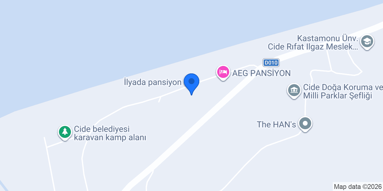 İlyada pansiyon konumu