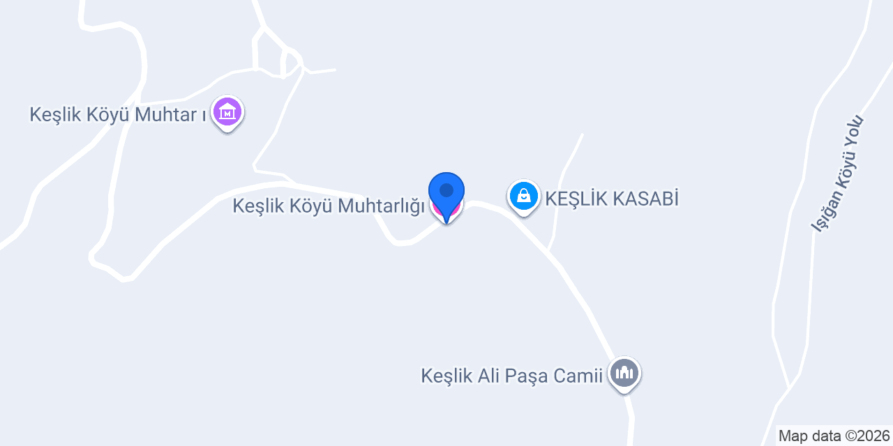 Keşlik Köyü Muhtarlığı konumu
