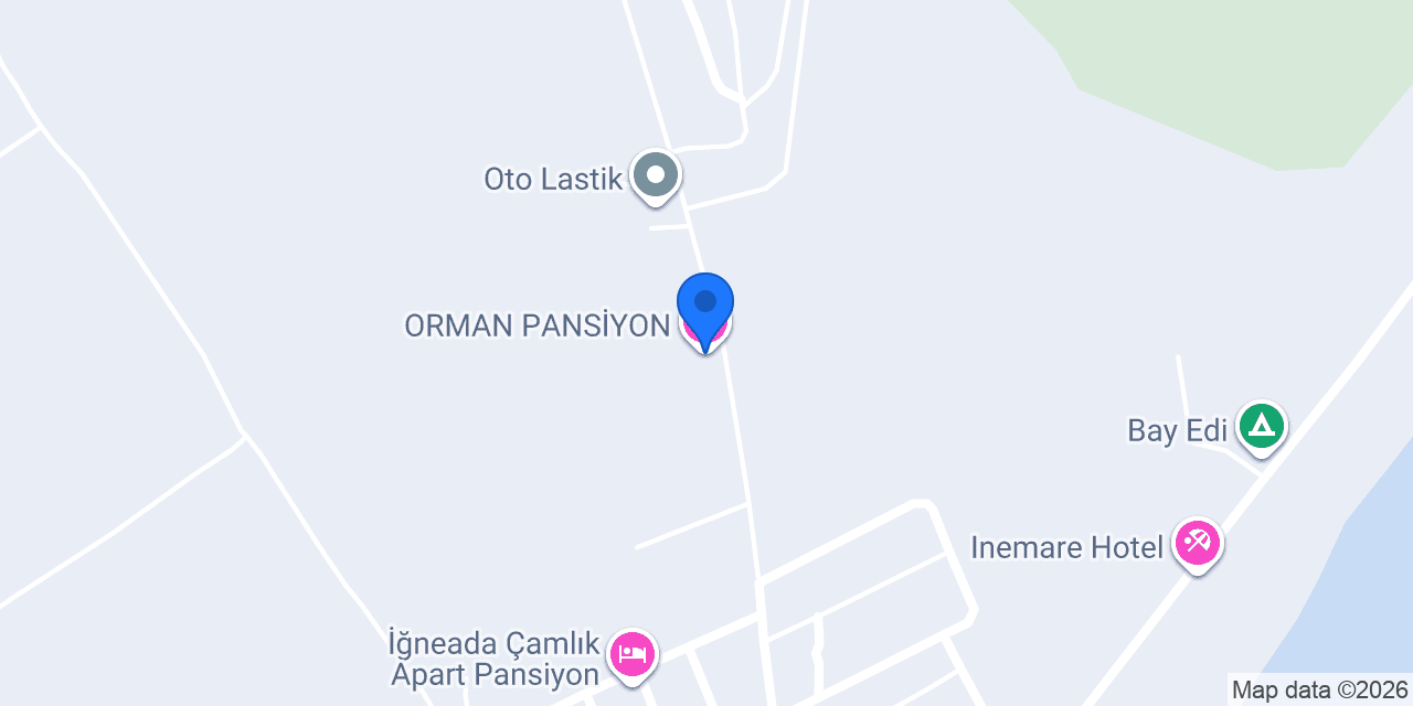 ORMAN PANSİYON konumu