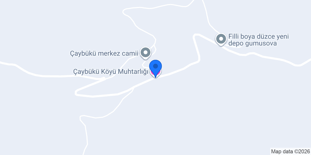 Çaybükü Köyü Muhtarlığı konumu