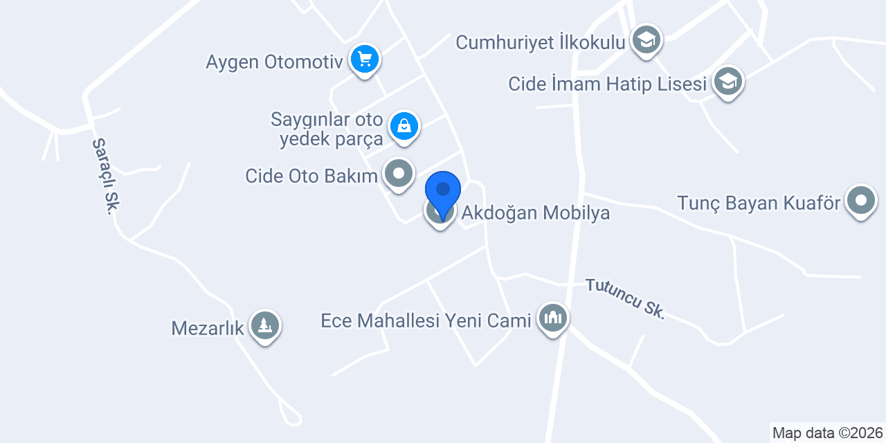 Çelik Süzen Mermer konumu