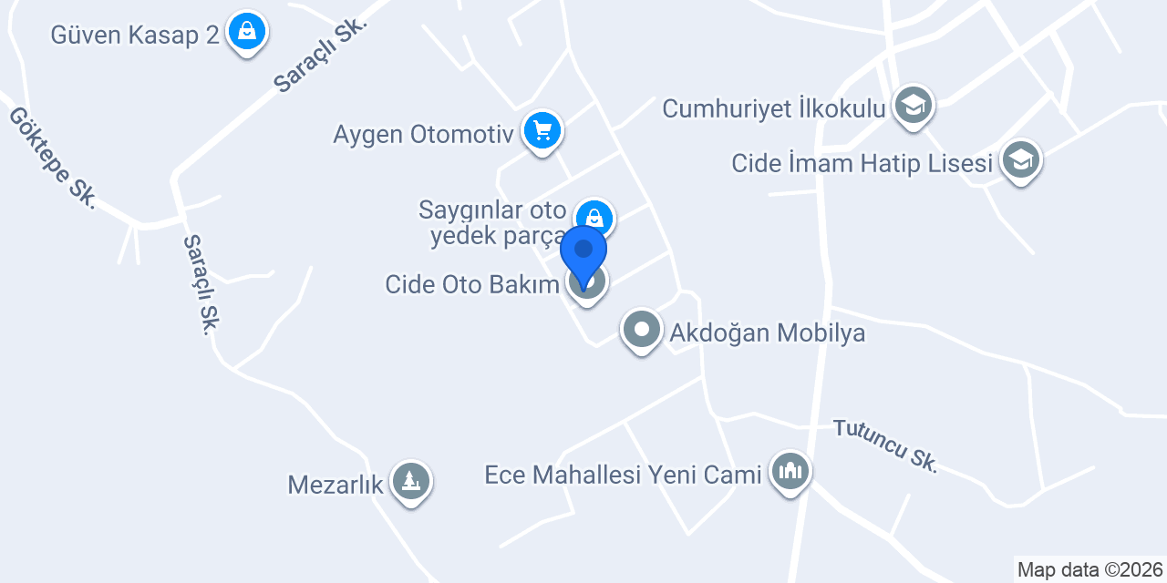 Yiğit Oto konumu