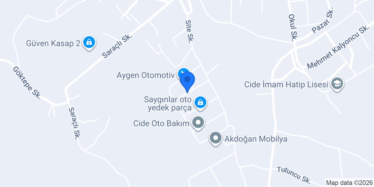 Özyılmaz Mobilya konumu
