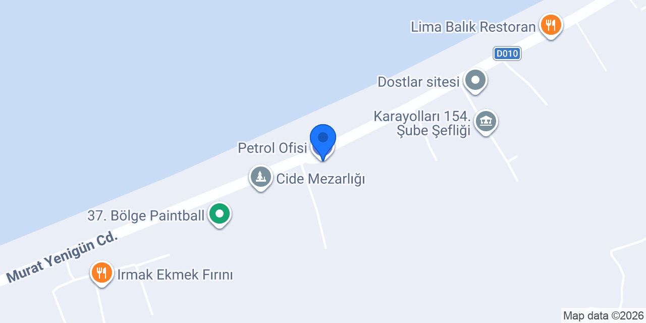 Petrol Ofisi konumu