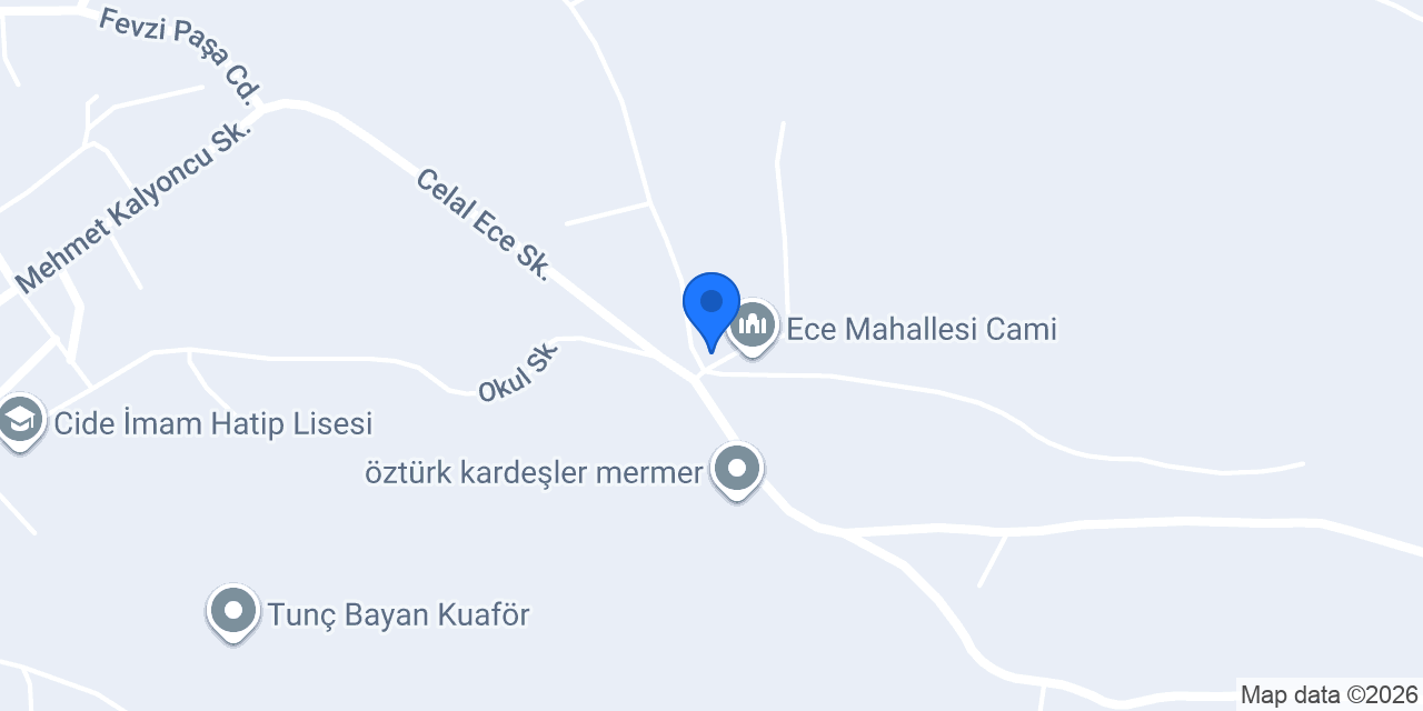 Cide Tekin Nakliyat konumu