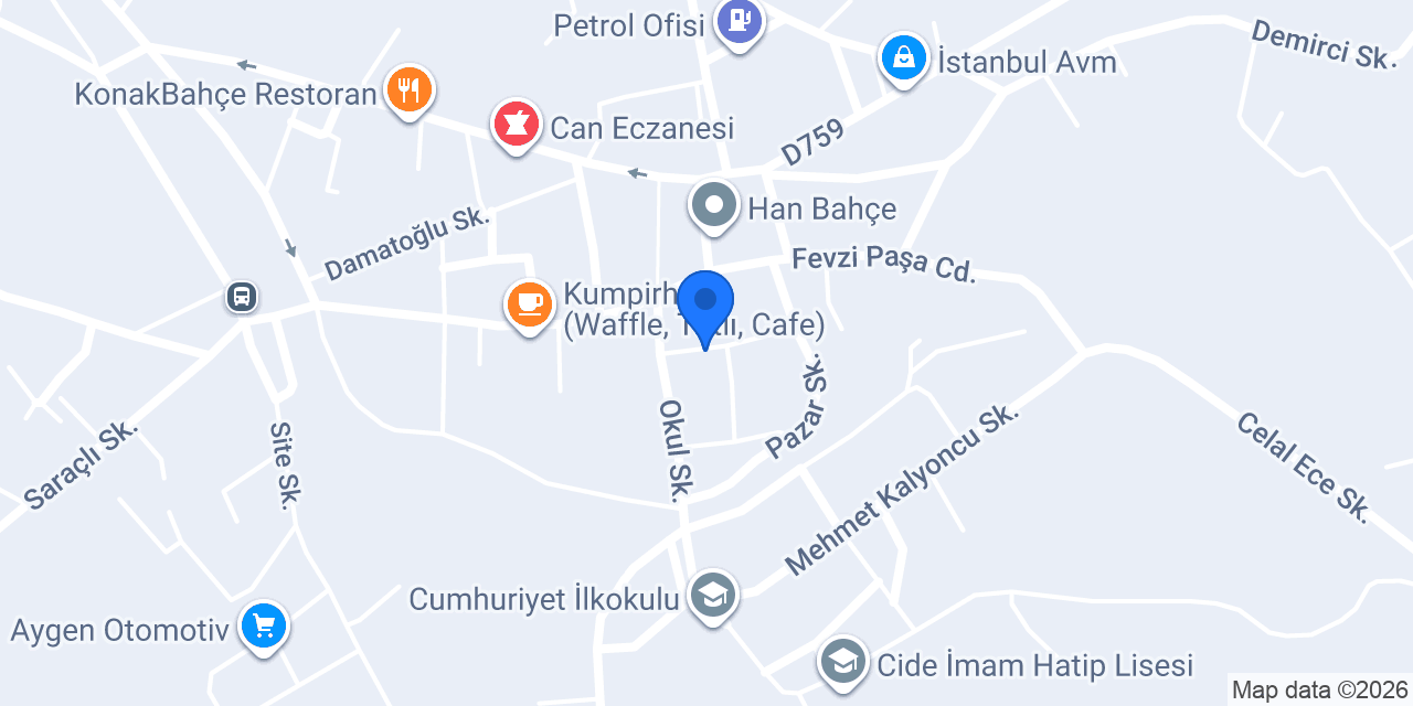 Marshall - Çelik Ticaret konumu